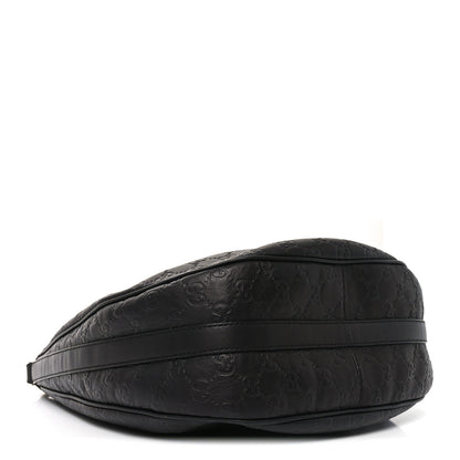 Gucci Guccissima Medium GG Twins Hobo Black 4 of 11