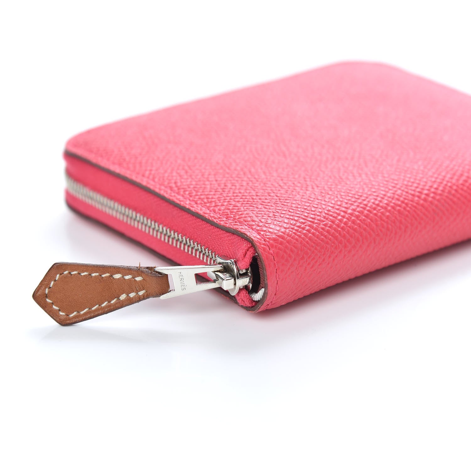 Hermes Epsom Silk'in Compact Wallet Rose Extreme 7 of 8