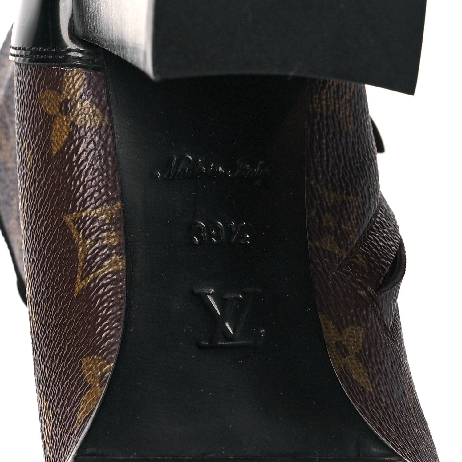 Louis Vuitton Patent Calfskin Monogram Star Trail Ankle Boots 39.5 Black 7 of 9