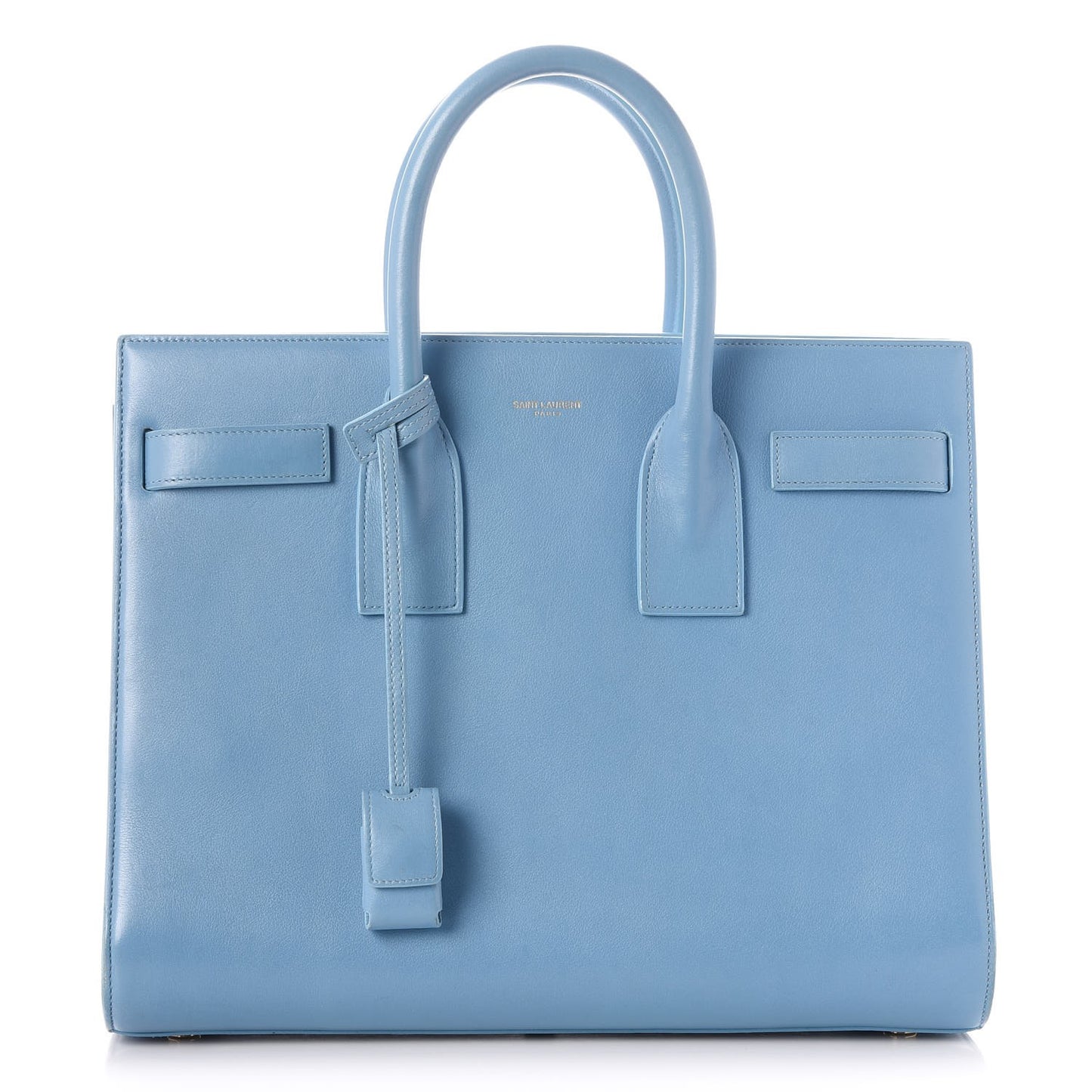 Calfskin Small Sac De Jour Light Blue