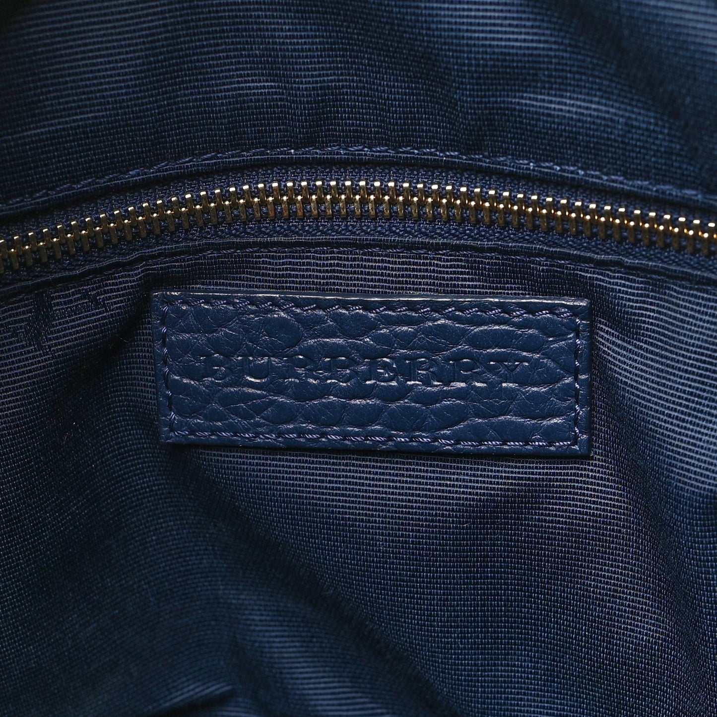 Heritage Grain Small Orchard Bowling Bag Navy Blue