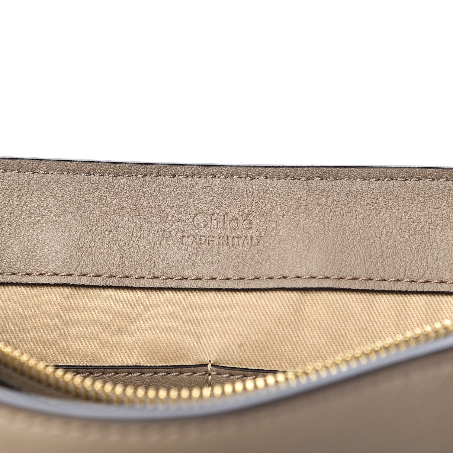 Chloe Calfskin Small Faye Day Shoulder Bag Motty Grey 6 of 10