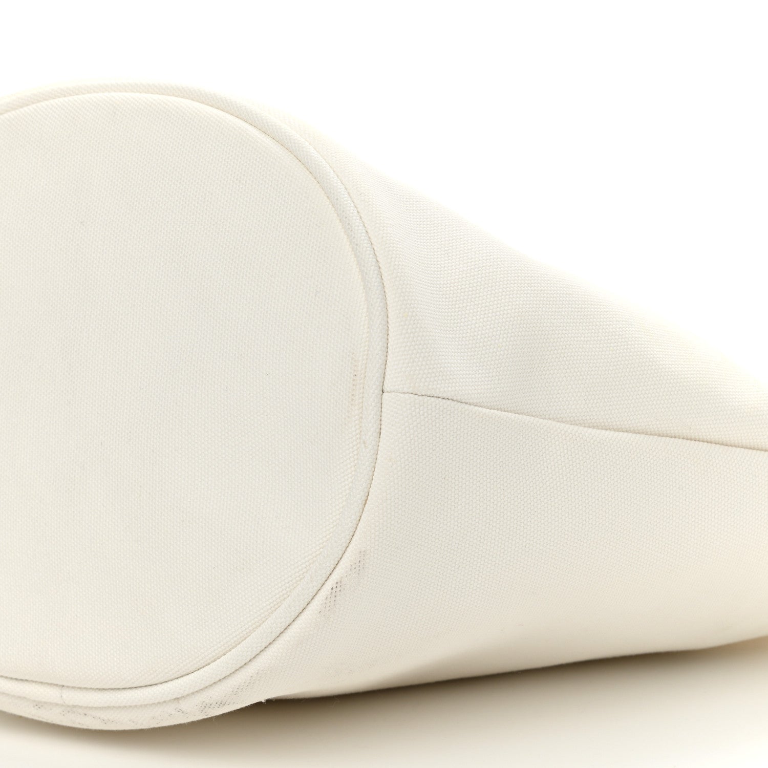 Prada Canapa Small Shopping Tote White 11 of 12