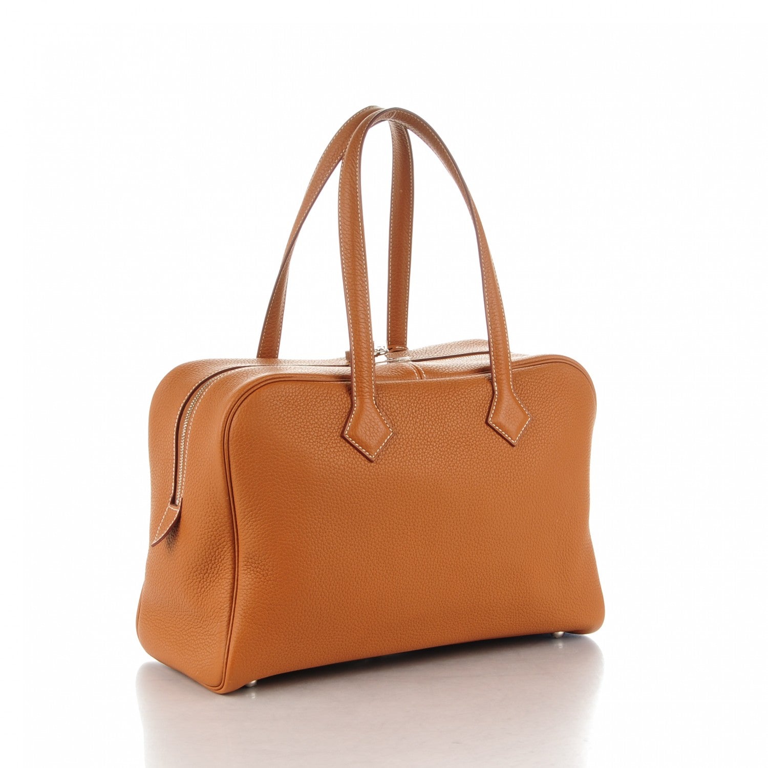 Hermes Taurillon Clemence Victoria II 35 Gold 3 of 7