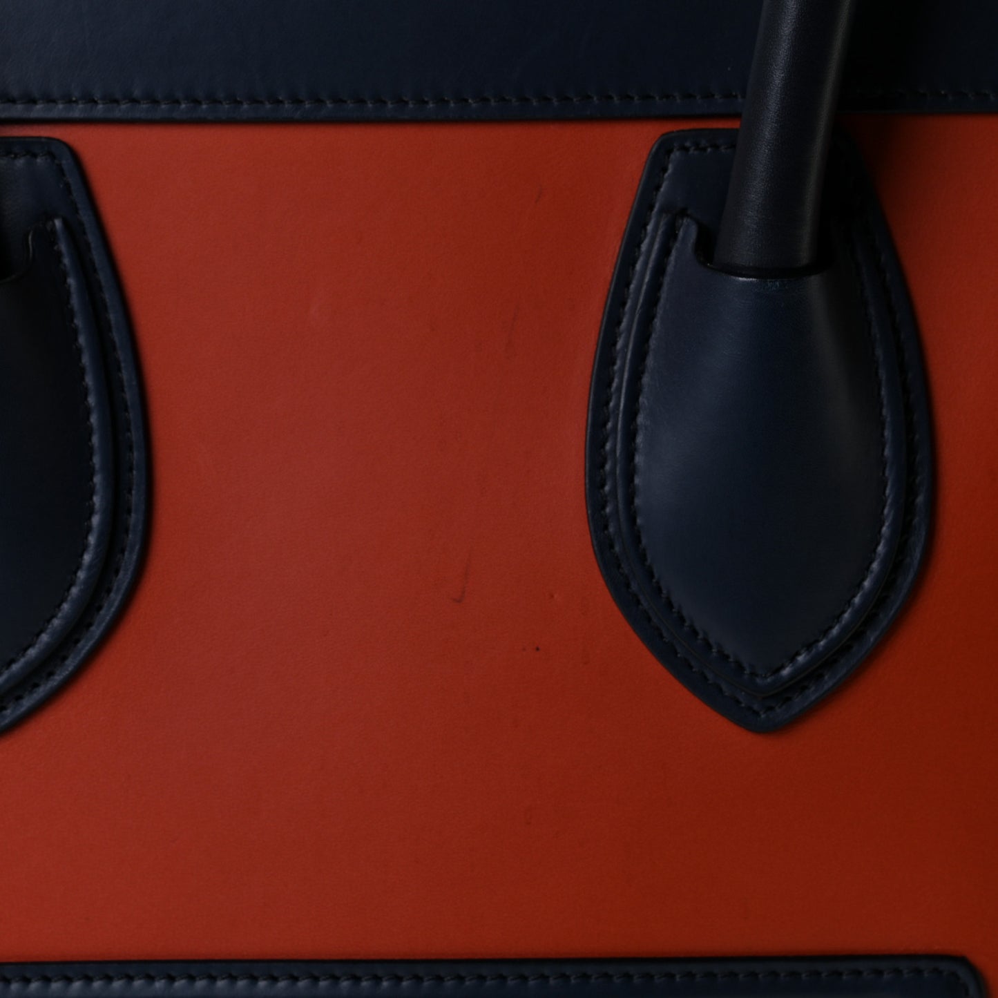 Smooth Calfskin Mini Tri-Color Luggage Brick