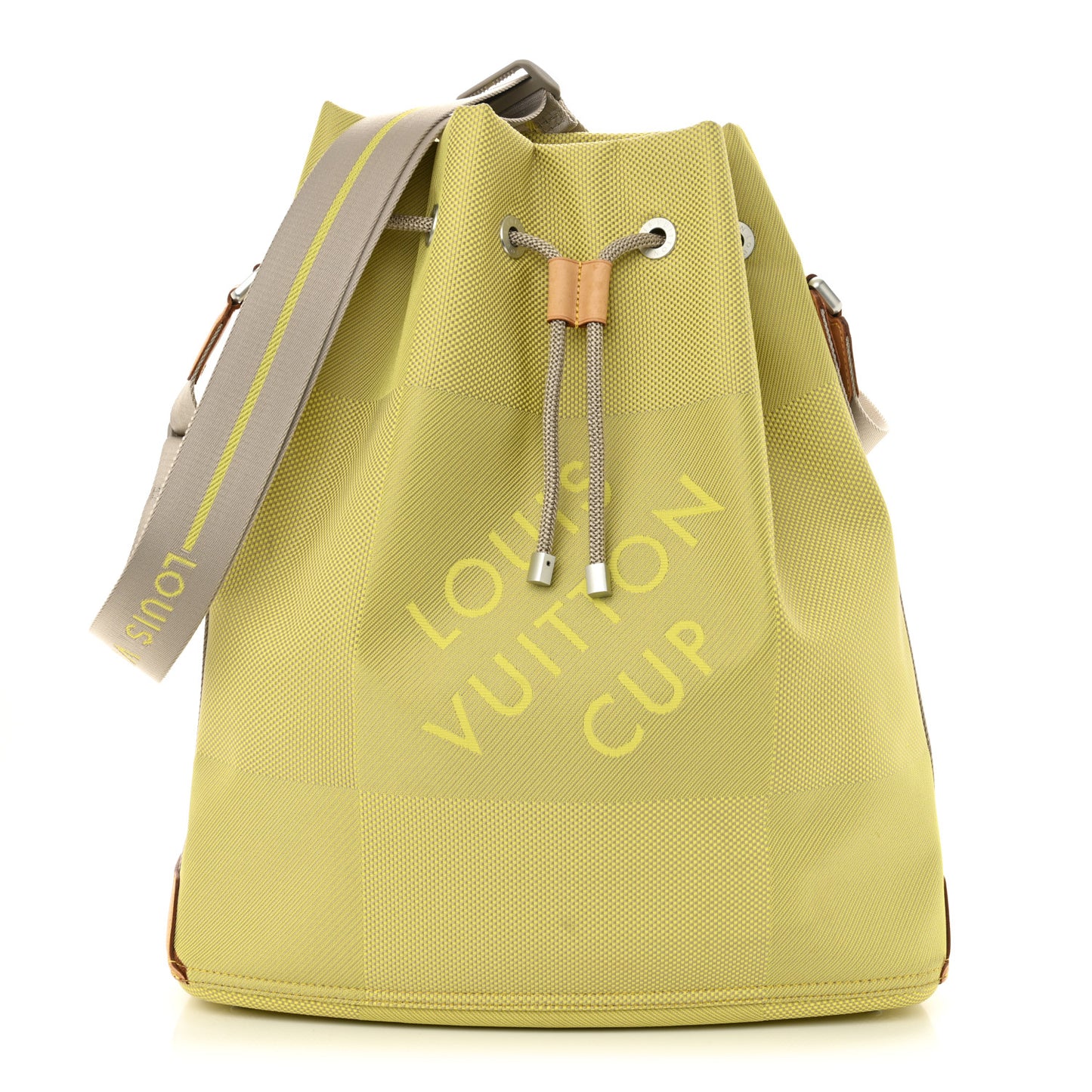 Damier Geant Americas Cup Volunteer Bag Yellow