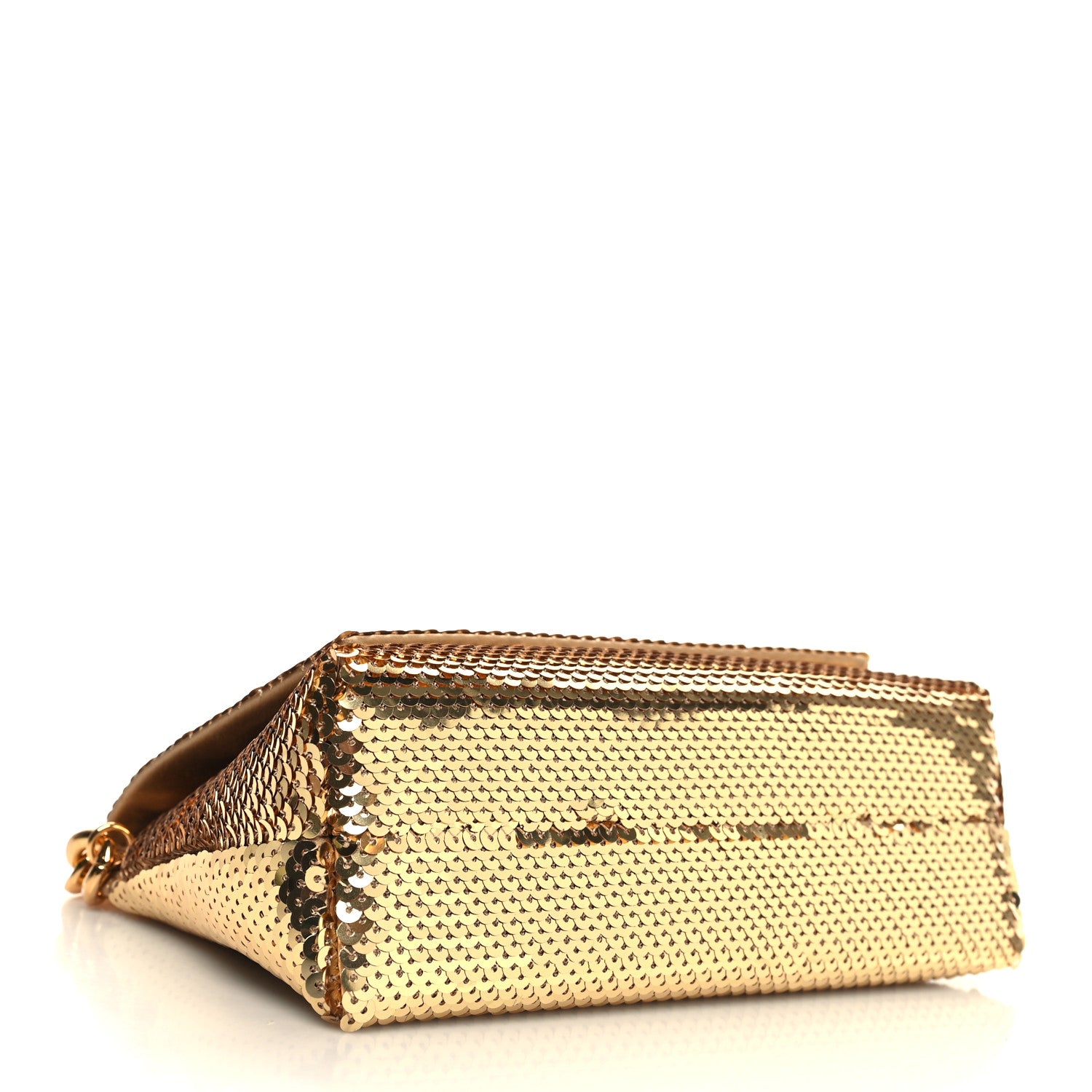 Tom Ford Sequin Mini Label Shoulder Bag Gold 4 of 11