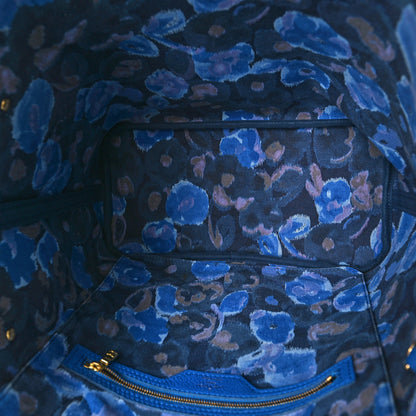 Louis Vuitton Monogram Articles de Voyage Ikat Neverfull MM Grand Blue 5 of 13