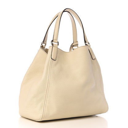 Gucci Pebbled Calfskin Medium Soho Shoulder Bag Off White 2 of 9