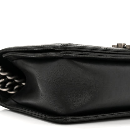 Chanel Lambskin Quilted Medium Boy Flap Black 9 of 16