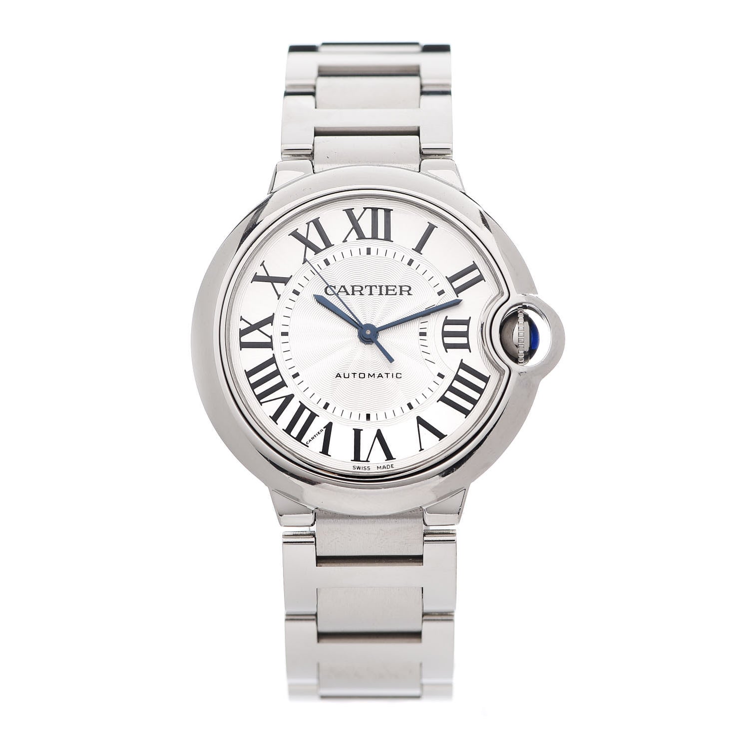 Cartier Stainless Steel 36mm Ballon Bleu De Cartier Automatic Watch 1 of 6