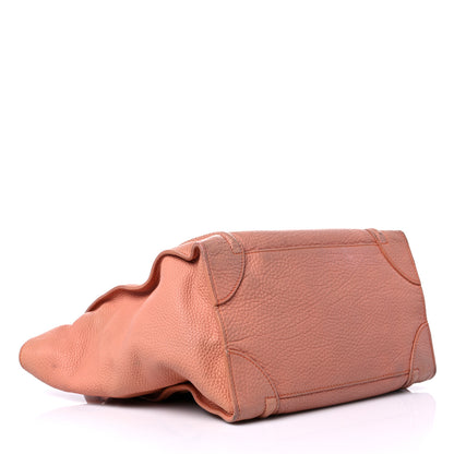 Celine Pebbled Calfskin Mini Luggage Pink 3 of 28