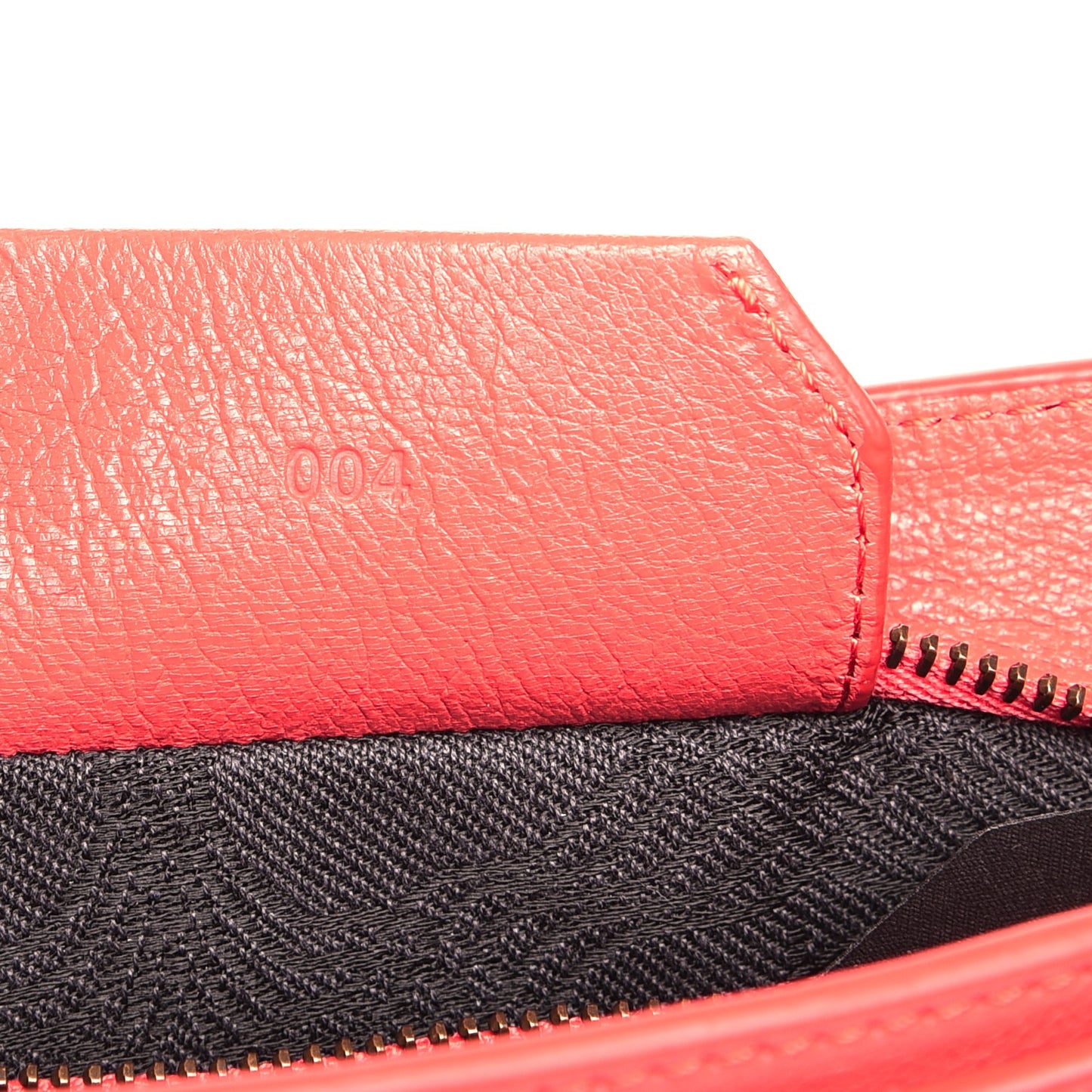 Lambskin PS1 Pochette Clutch Deep Coral