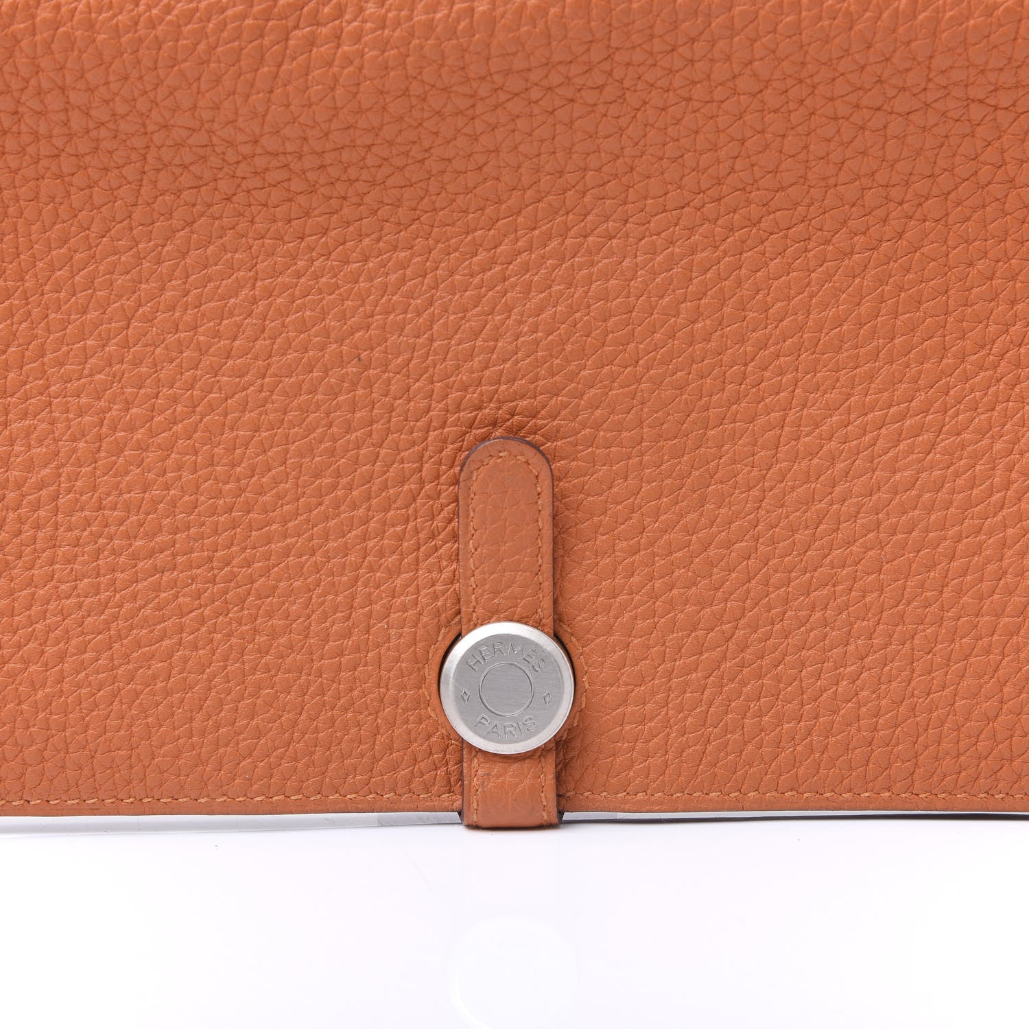 Hermes Togo Dogon Duo Wallet Orange 8 of 8