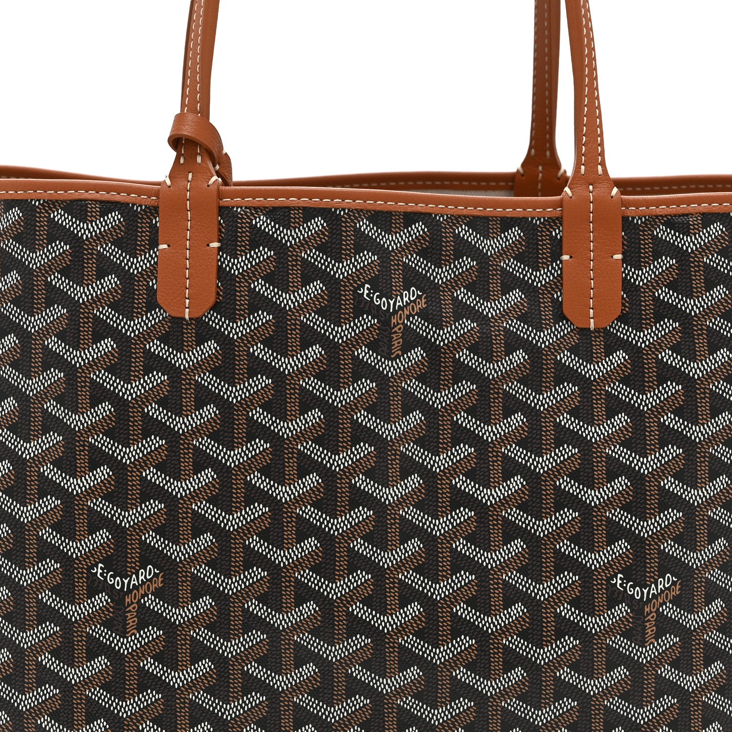 Goyard Goyardine Saint Louis PM Black Gold 9 of 11