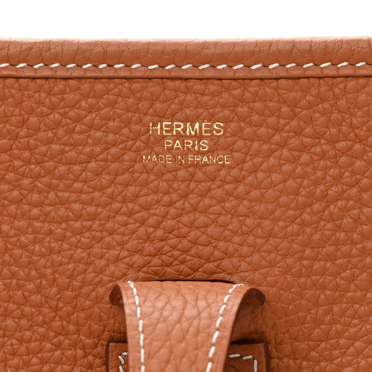 Hermes Taurillon Clemence Evelyne III PM Gold 6 of 11