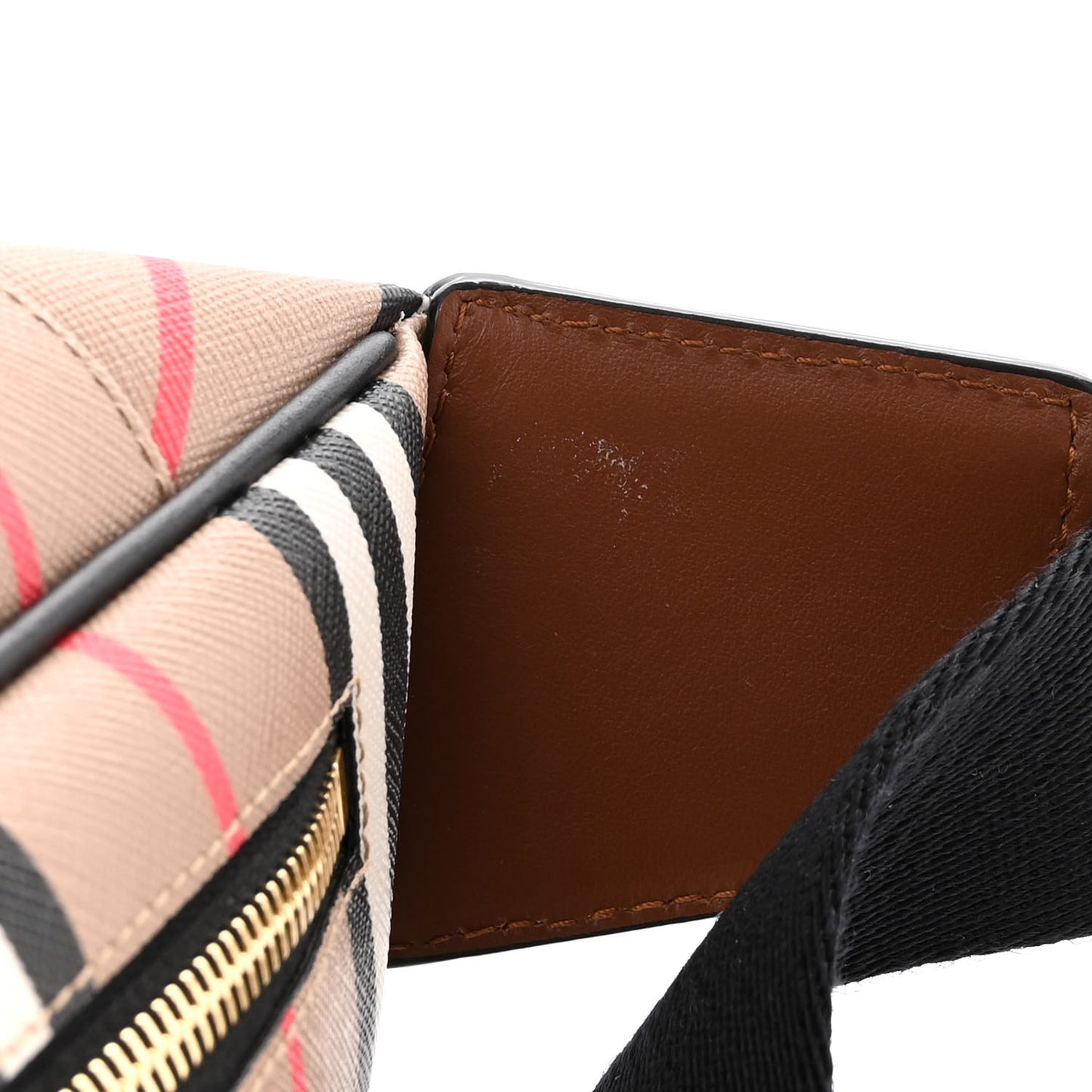 E-Canvas Icon Stripe Sonny Bum Bag Archive Beige