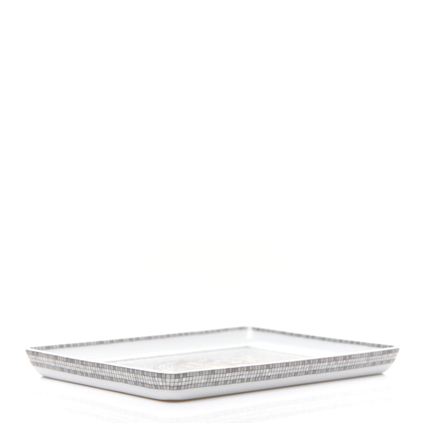 Porcelain Mosaique Au 24 Sushi Plate Platine