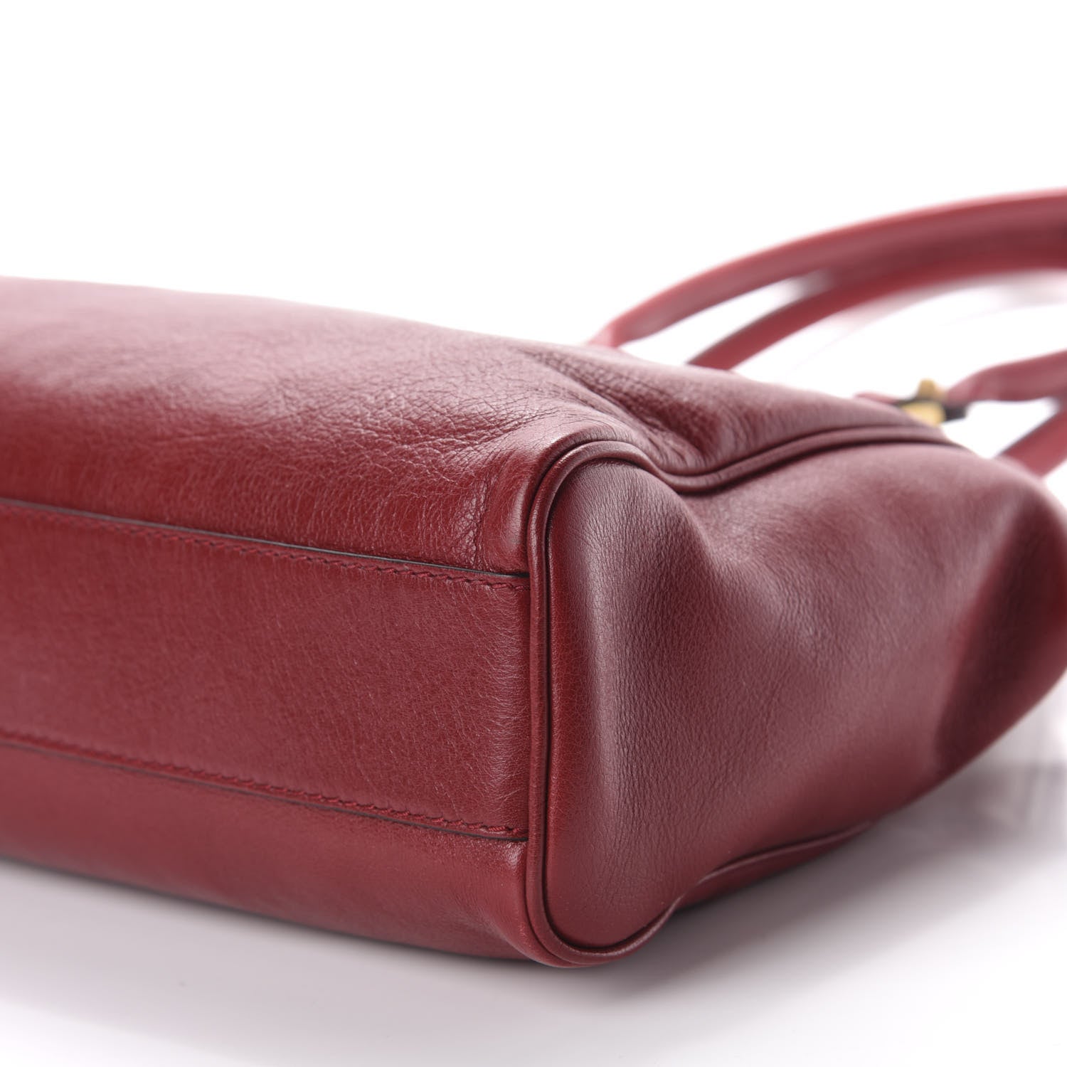 Gucci Calfskin Large Re(Belle) Top Handle Bag Red 7 of 10