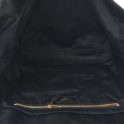 Saint Laurent Lambskin Quilted Maxi Icare Shopping Tote Black 5 of 14