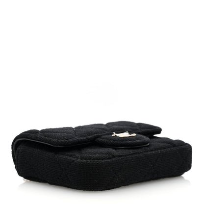 Chanel Jersey Quilted Belt Bag Black 4 of 11