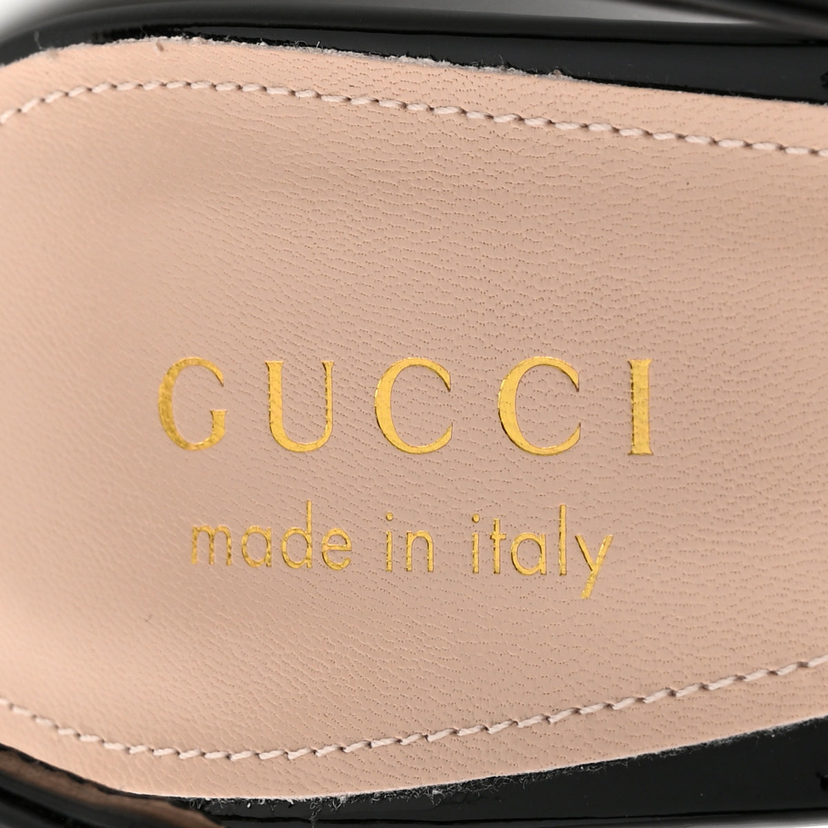 Gucci Vernice Crystal Nappa Charlotte Signoria Slingback Pumps 37 Black 8 of 13
