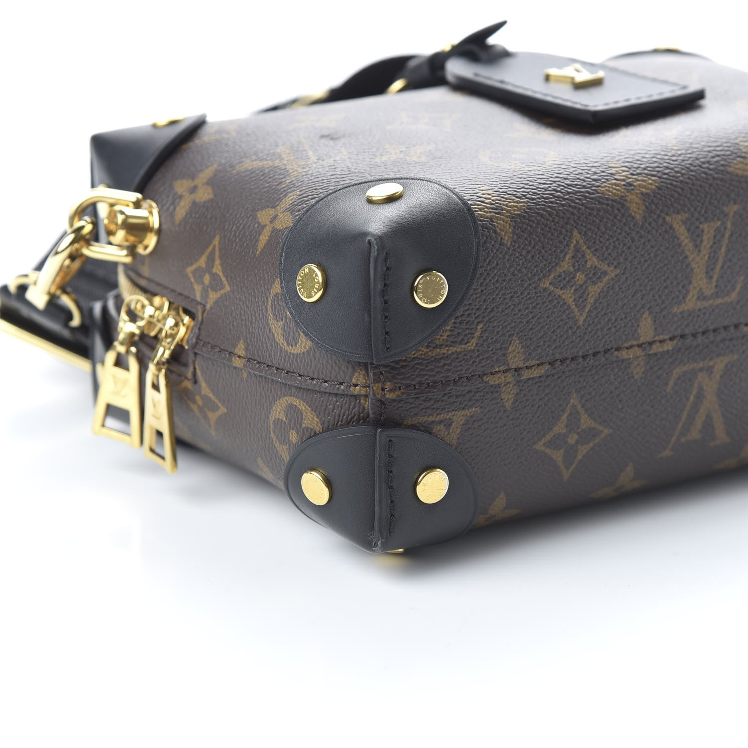 Louis Vuitton Monogram Petite Malle Souple Black 6 of 9