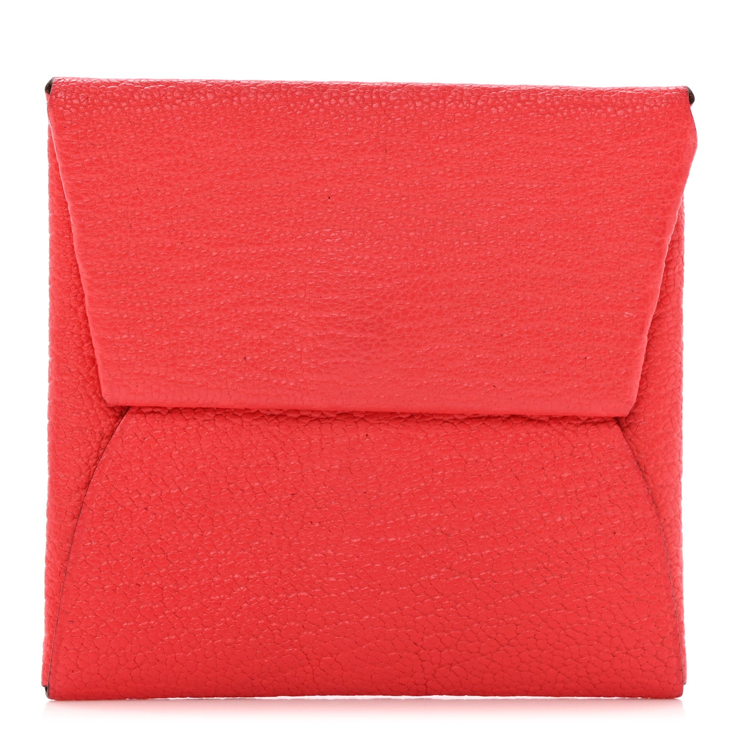 Hermes Chevre Mysore Bastia Verso Coin Purse Rose Texas Quebracho 1 of 8