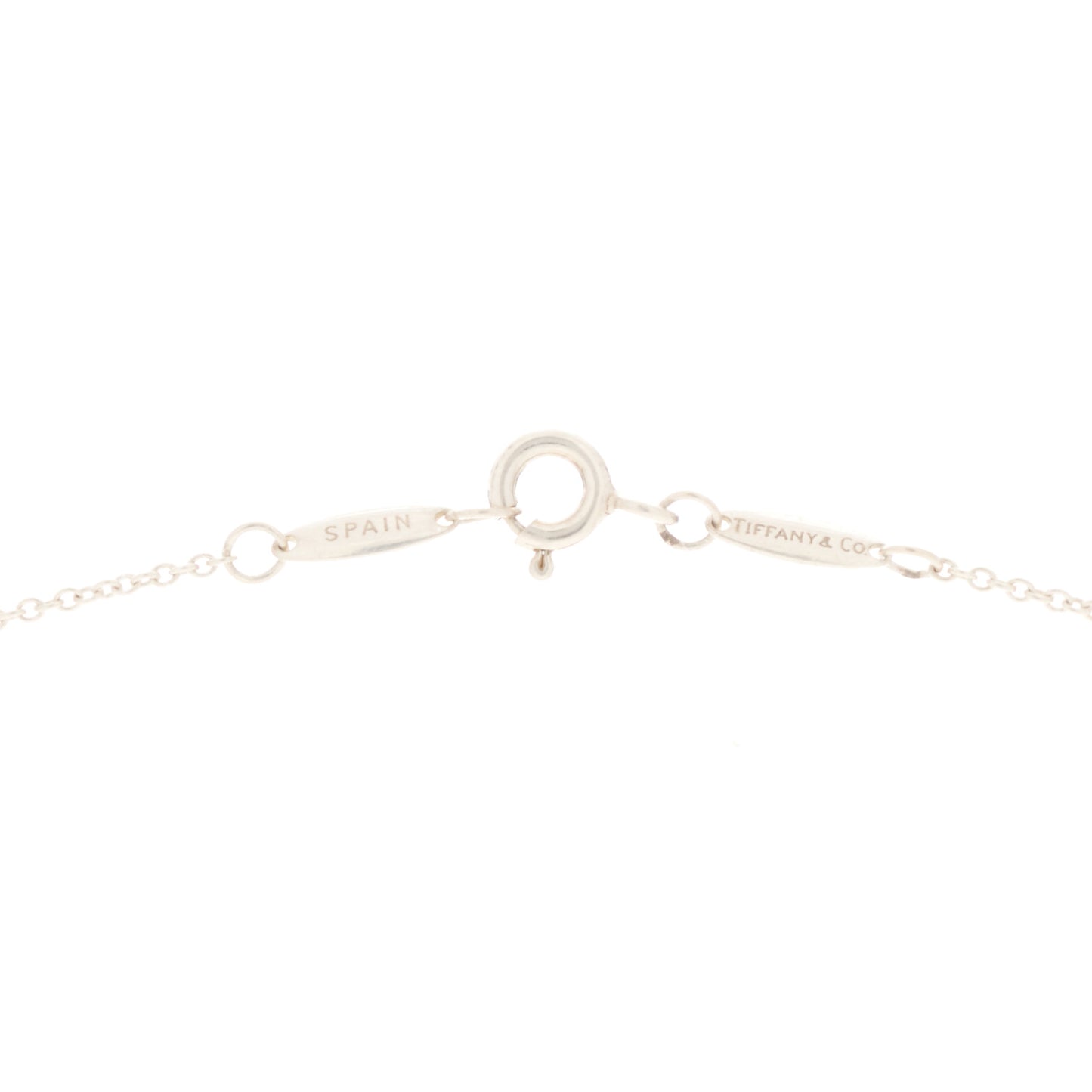 Sterling Silver Diamond .07ct Elsa Peretti Diamonds by the Yard Pendant Necklace