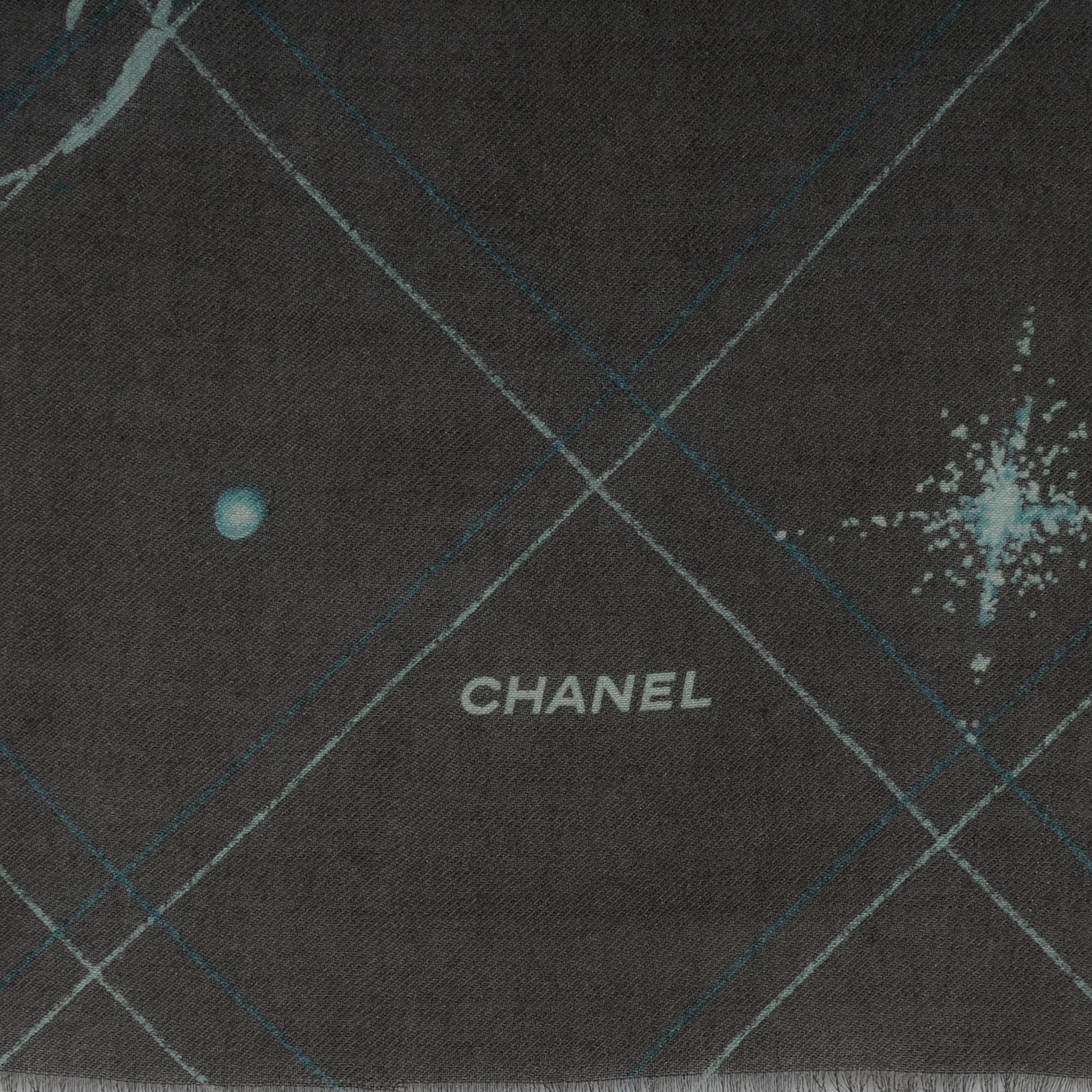 Chanel Silk Lion CC Scarf 3 of 5