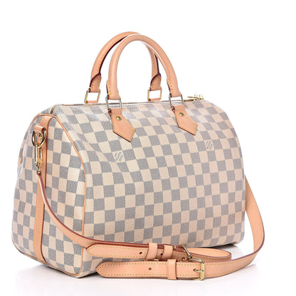 Louis Vuitton Damier Azur Speedy Bandouliere 30 3 of 12