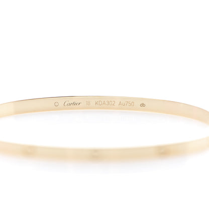 Cartier 18K Yellow Gold Small LOVE Bracelet 18 3 of 6