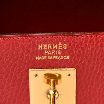 Hermes Ardennes Kelly Sellier 35 Rouge Vif 6 of 10