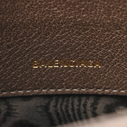 Gucci X BALENCIAGA BB Supreme Monogram Calfskin Web Mini Jackie 1961 Hobo Beige Ebony 6 of 11