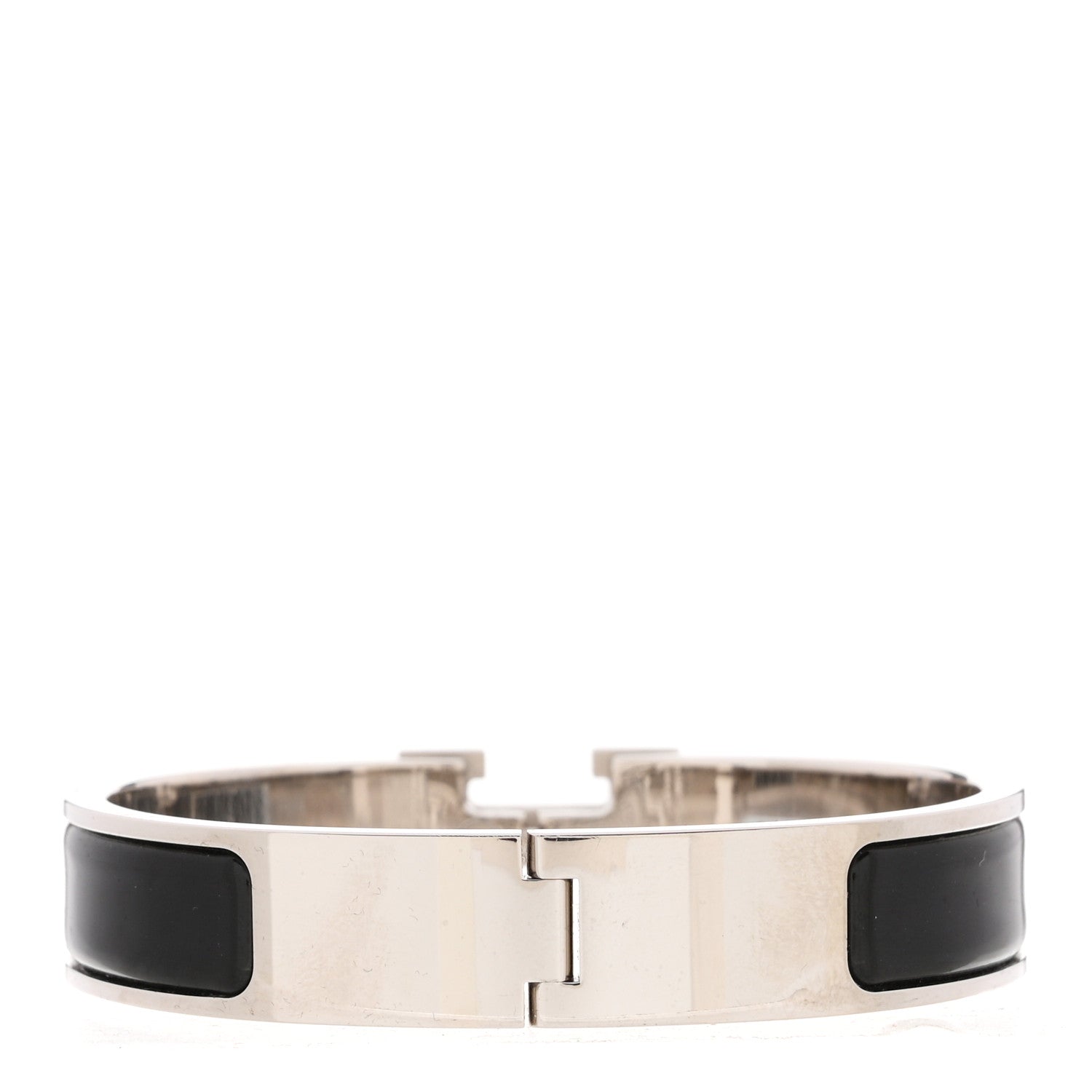 Hermes Enamel Narrow Clic Clac H Bracelet PM Black 3 of 5