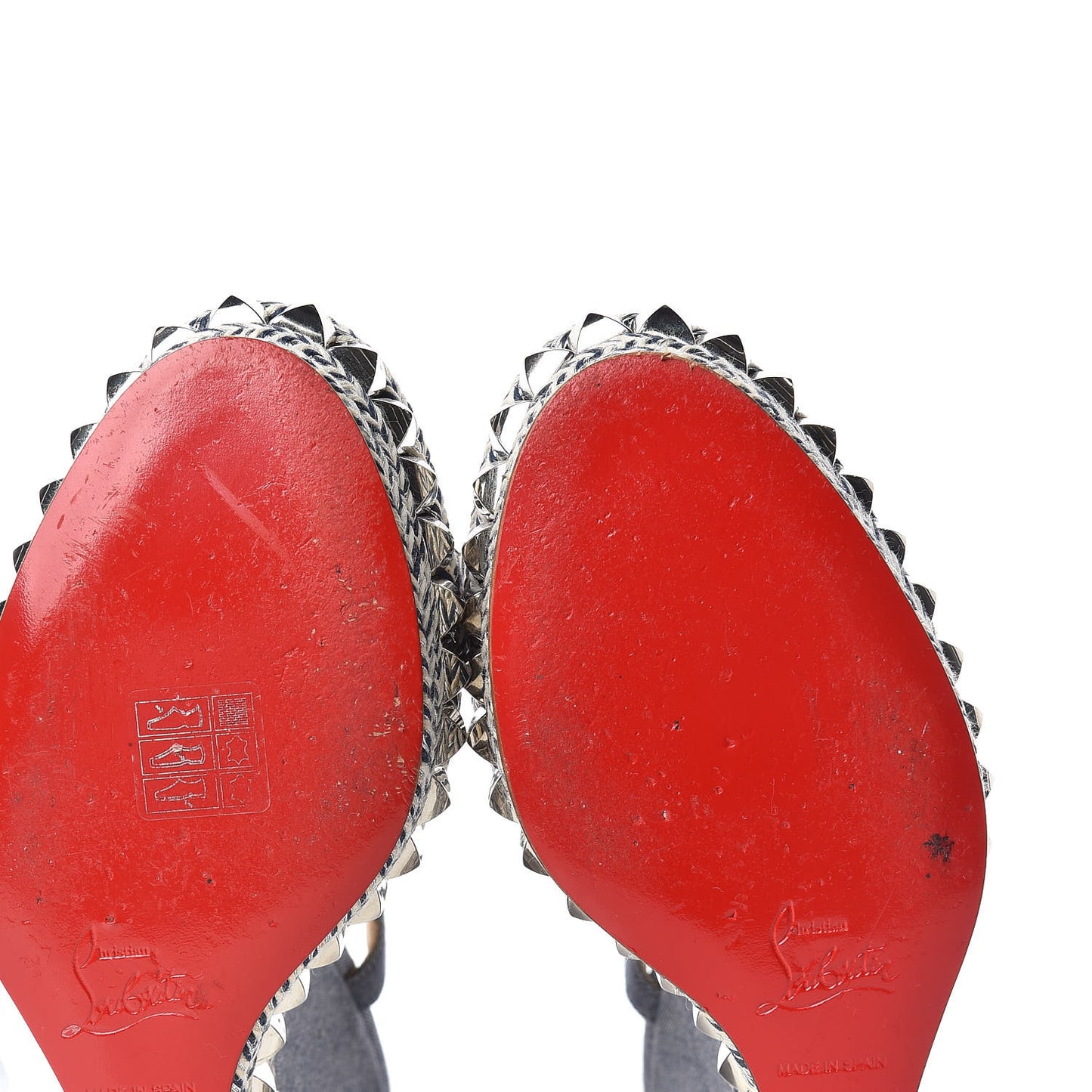 Denim Pyraclou 140 Wedge Sandals 40 Blue White