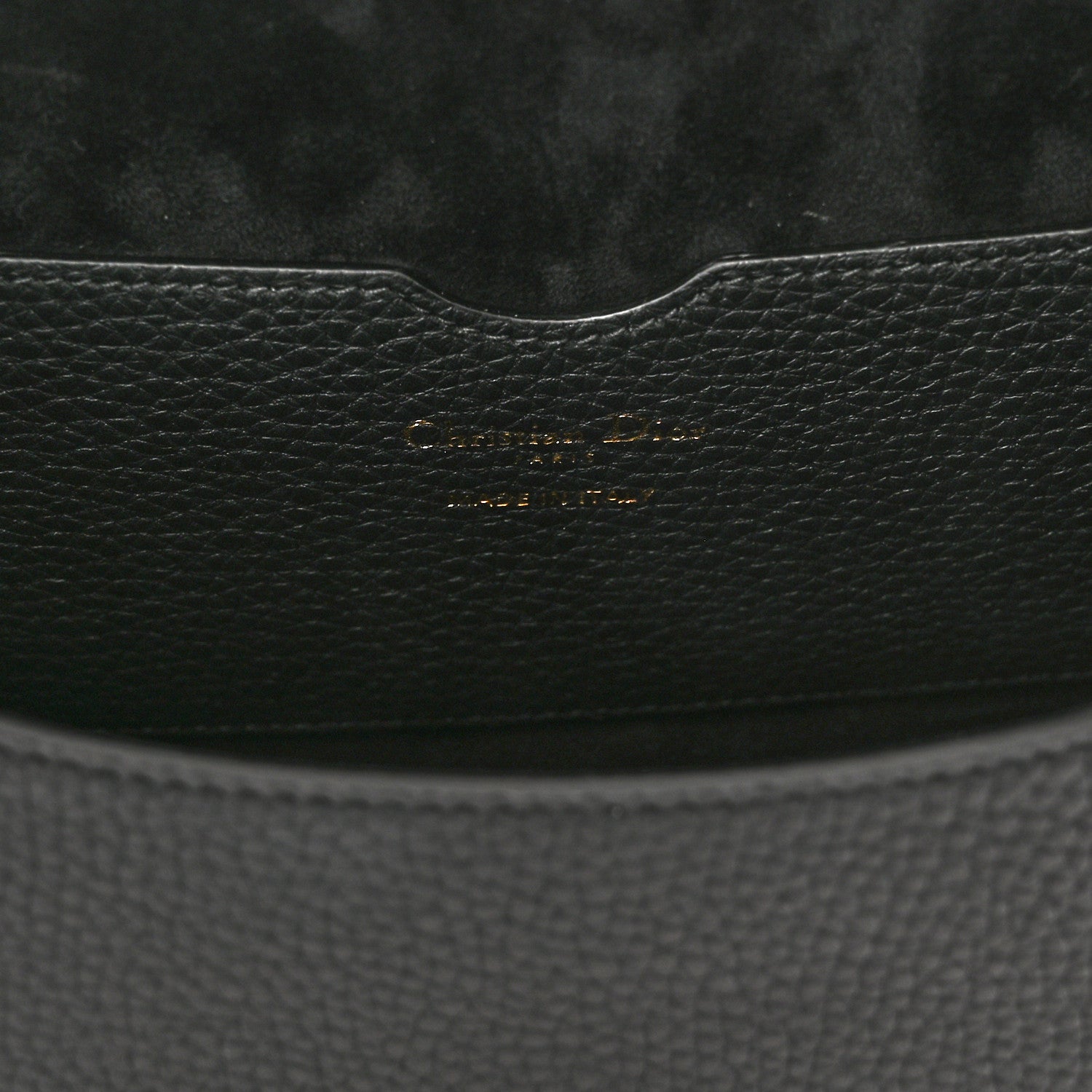 Christian Dior Grained Calfskin Large Bobby Flap Black 6 of 9