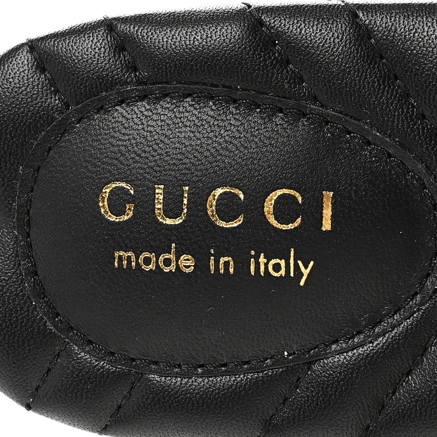 Nappa Matelasse GG Marmont Flat Slide Sandals 38.5 Black