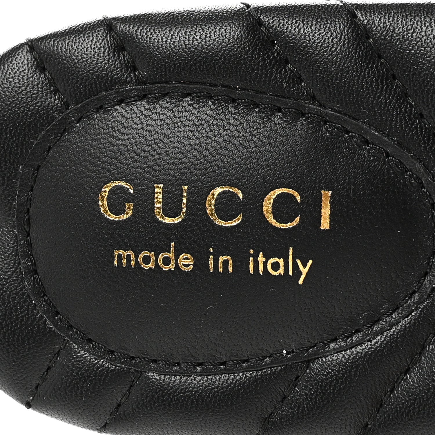 Gucci Nappa Matelasse GG Marmont Flat Slide Sandals 38.5 Black 9 of 10