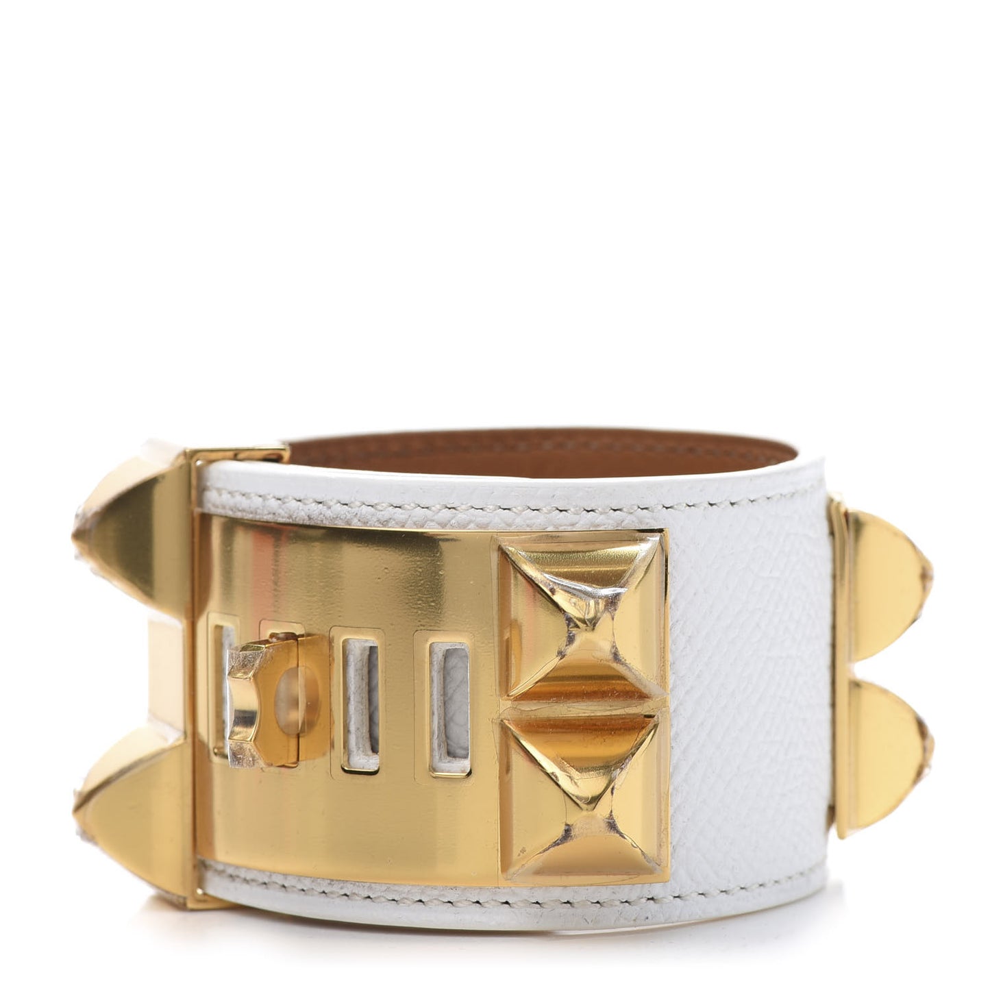 Epsom Collier de Chien CDC Bracelet S White