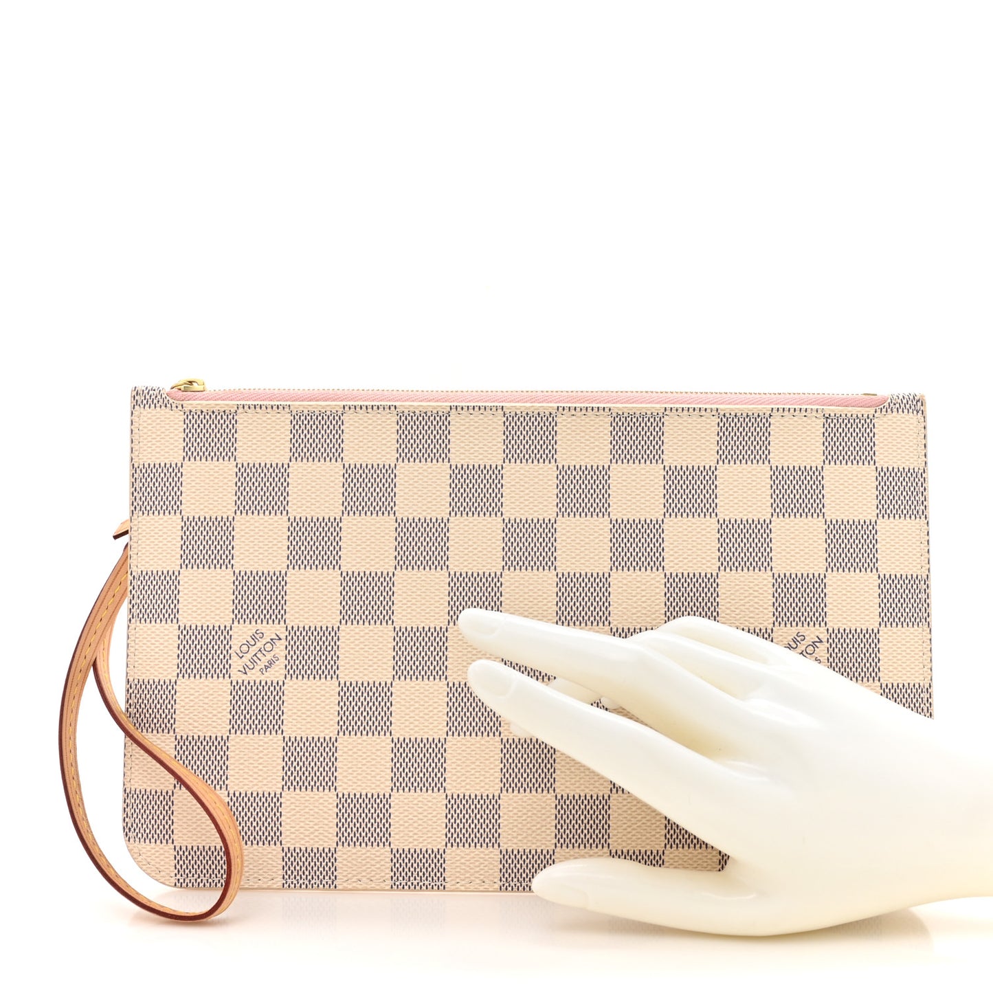 Damier Azur Neverfull MM GM Pochette Rose Ballerine