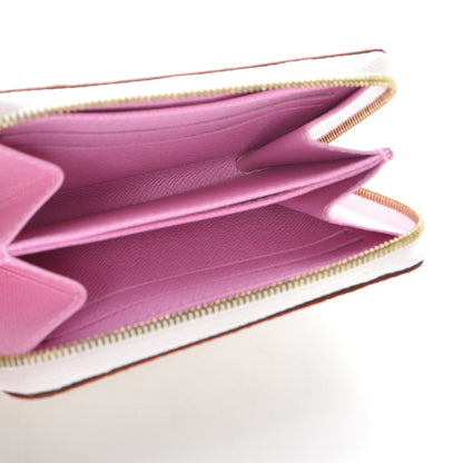 Louis Vuitton Monogram Multicolor Zippy Coin Purse Wallet White Litchi 5 of 7