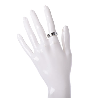 Cartier 18K White Gold 5.5mm LOVE Ring 53 6.25 2 of 4