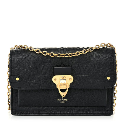 Louis Vuitton Empreinte Vavin Chain Wallet Black 1 of 9