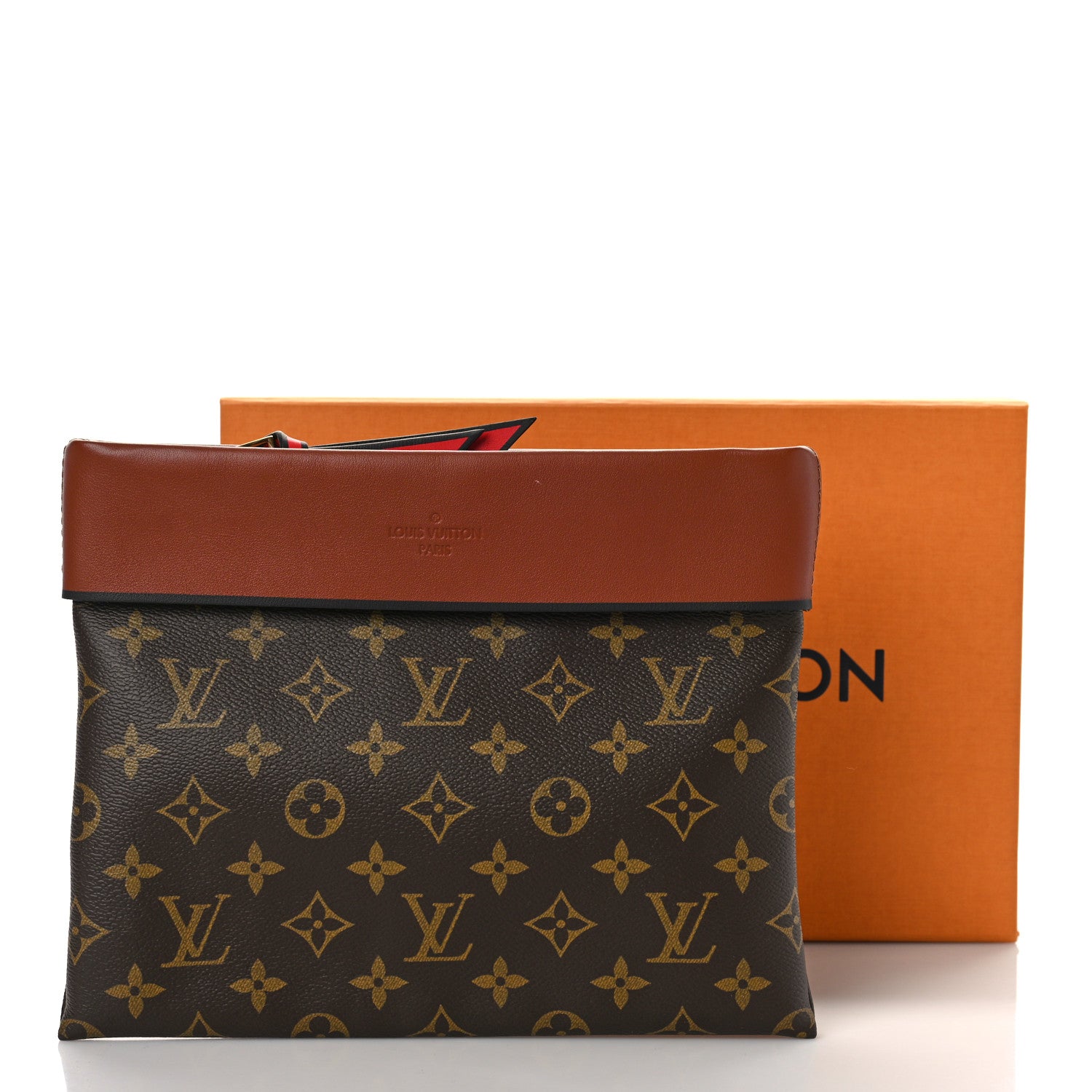 Louis Vuitton Monogram Tuileries Pochette Caramel 9 of 9