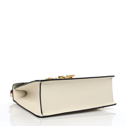 Gucci Calfskin Small Sylvie Shoulder Bag Off White 3 of 7