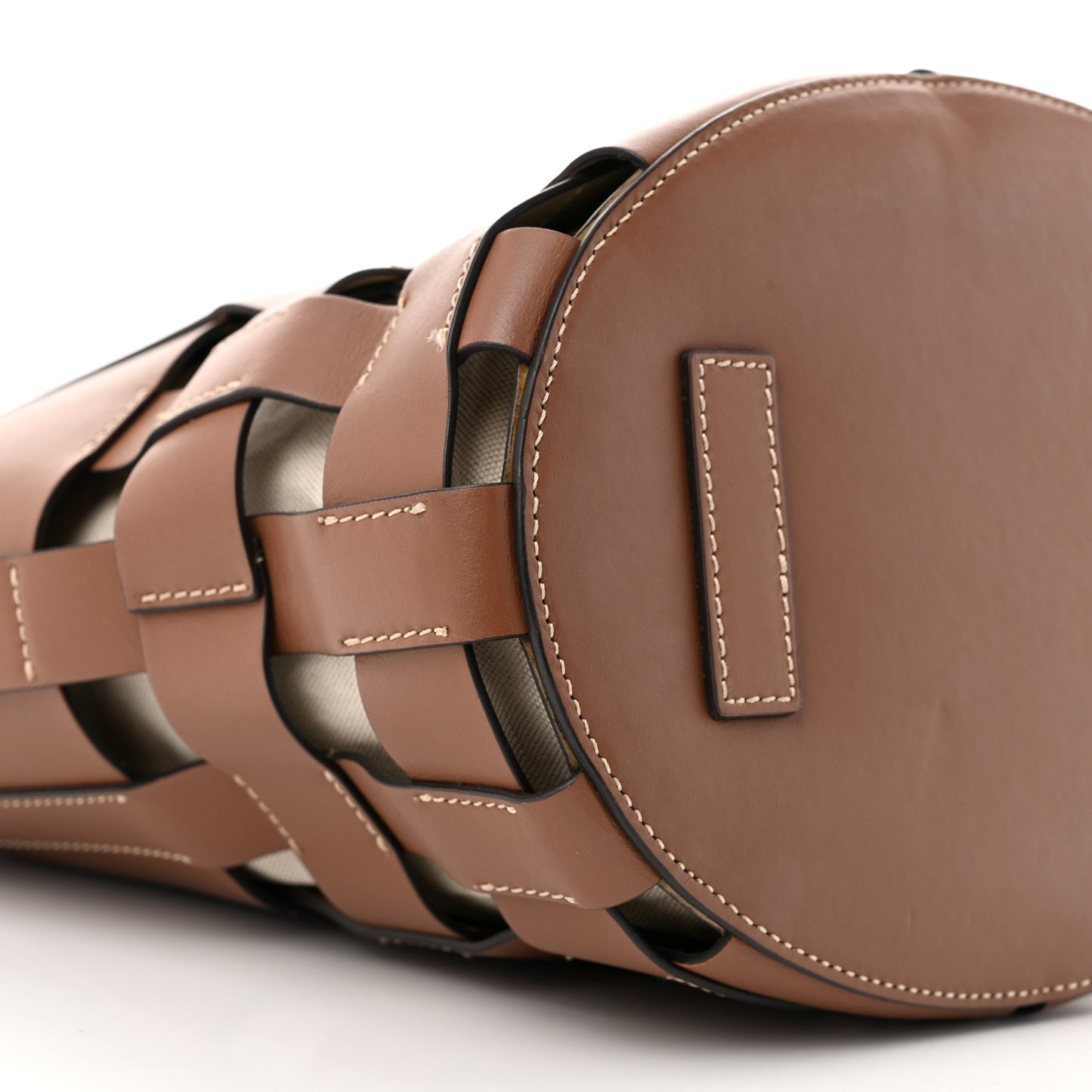 Smooth Calfskin Small Foster Bucket Bag Tan