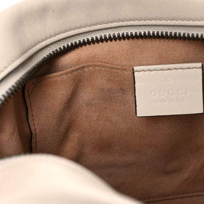Gucci Calfskin Matelasse Small GG Marmont Chain Shoulder Bag White 15 of 19