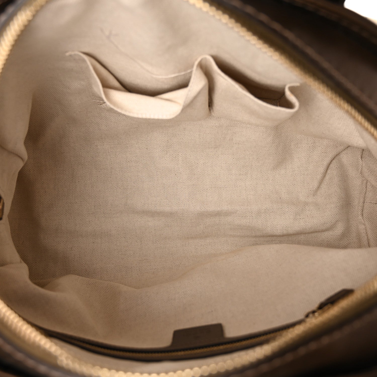 Gucci Metallic Guccissima Heart Bit Charm Dome Satchel Bronze 5 of 13