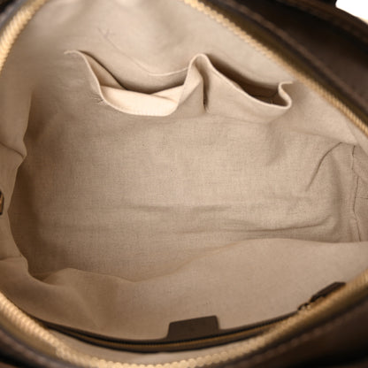 Gucci Metallic Guccissima Heart Bit Charm Dome Satchel Bronze 5 of 13